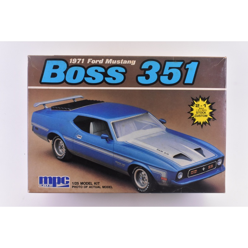 Vintage | 1971 Ford Mustang Boss 351  1:25 Scale | 6249 |  MPC