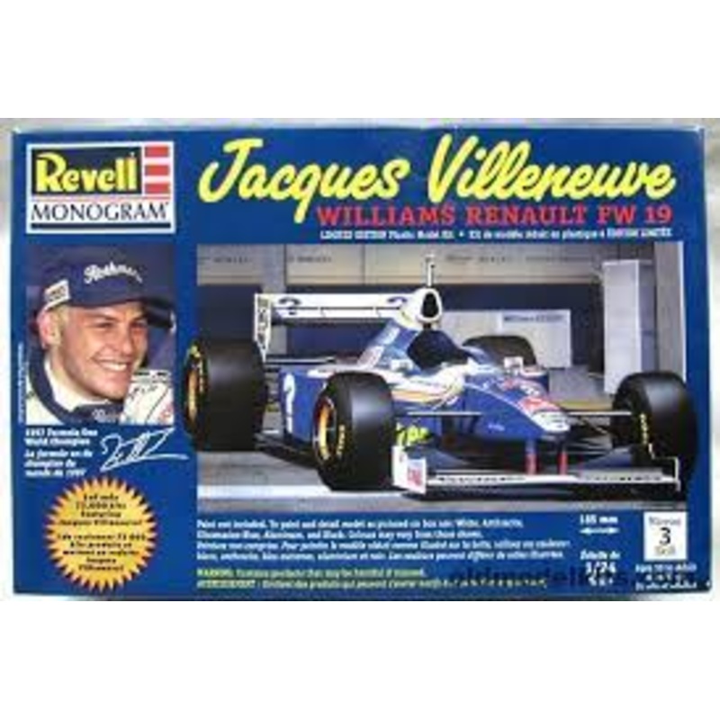 Vintage | Jacques Villeneuue Williams Renault FW 19 1:24 | 72110 | Revell/Mongram Models