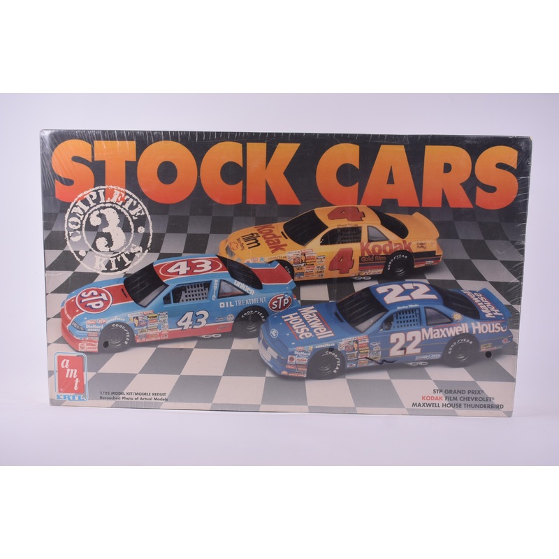 Vintage | Stock Cars 3 kits  1:24 Scale | 8910 |  AMT/ERTL