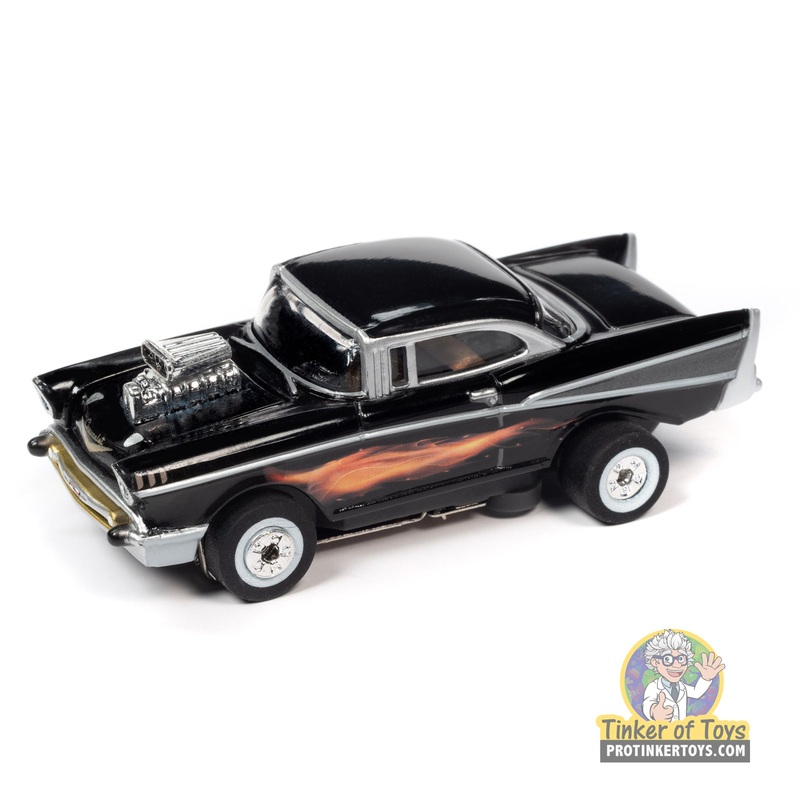 Thunderjet 1957 Chevrolet Bel Air Street Rod w/Blower (Black) 1A | SC392 | Auto World