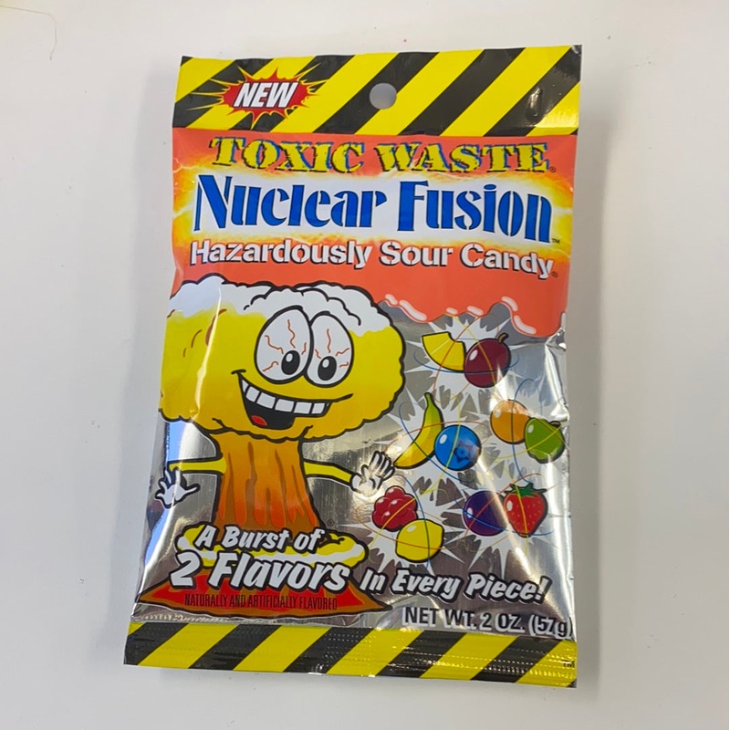 TOXIC WASTE NUCLEAR FUSION 2 OZ PEG BAG | 40372 | Nassau Candy