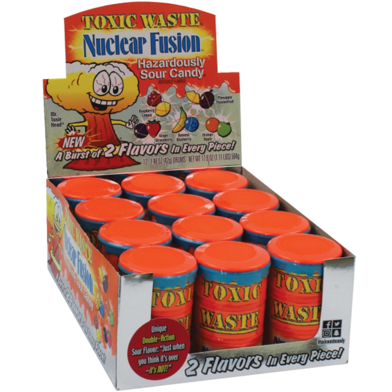 Toxic Waste Nuclear Fusion Candy/Bank | 42296 | Nassau Candy