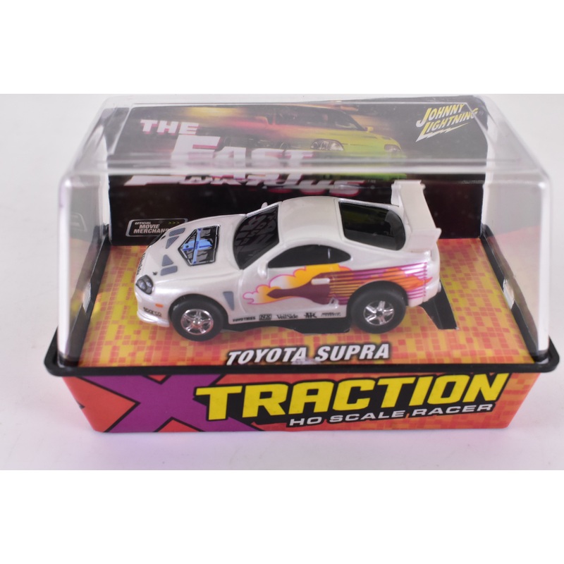 Toyota Supra White Xtraction Chassis Ho Scale Racer | Auto World