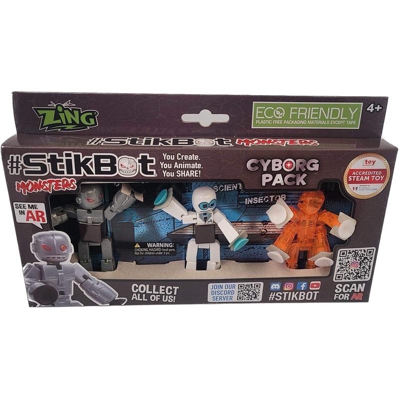 Stikbot Cyborg Pack | SB5100 | KlikBot