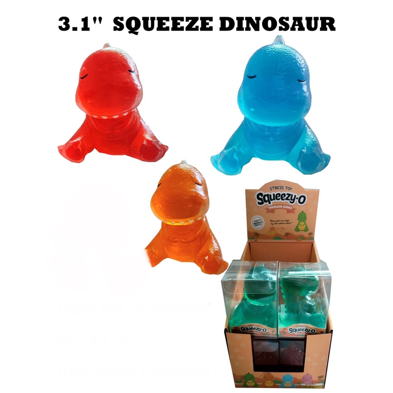 Stress Toys Squeezy-O Dinosaur 3.15" | 89040 | BVP