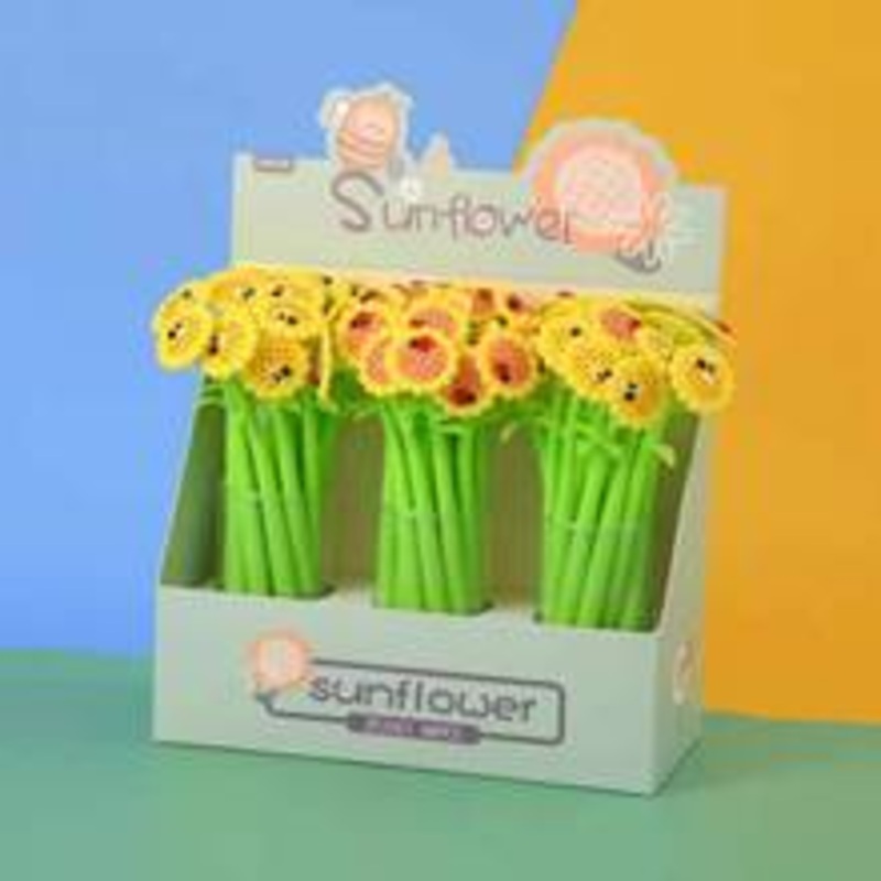Sunflower Ladybug & Bee Wiggle Gel Pen | 22429 | BCmini