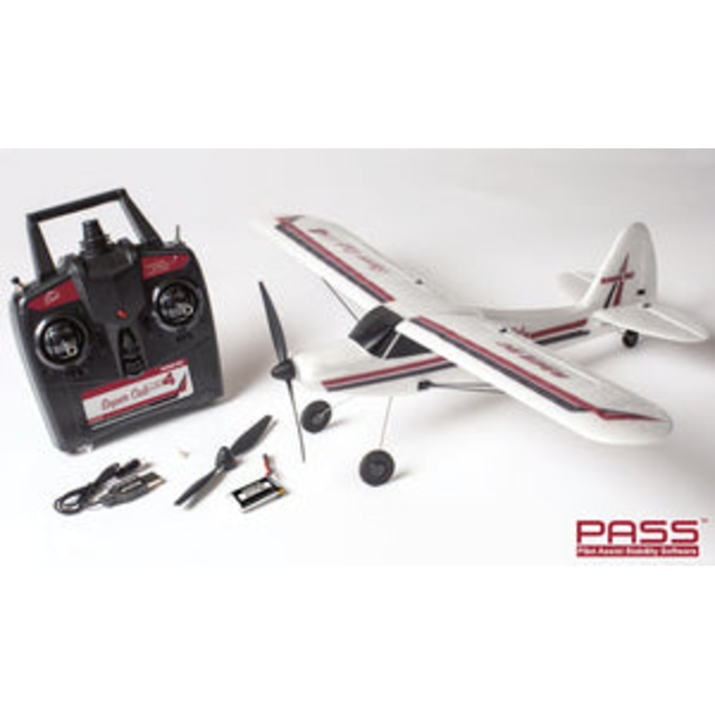 Super Cub MX4 Micro EP 4-Channel RTF Airplane with PASS System | RGRA1114 | HRP Hobbies