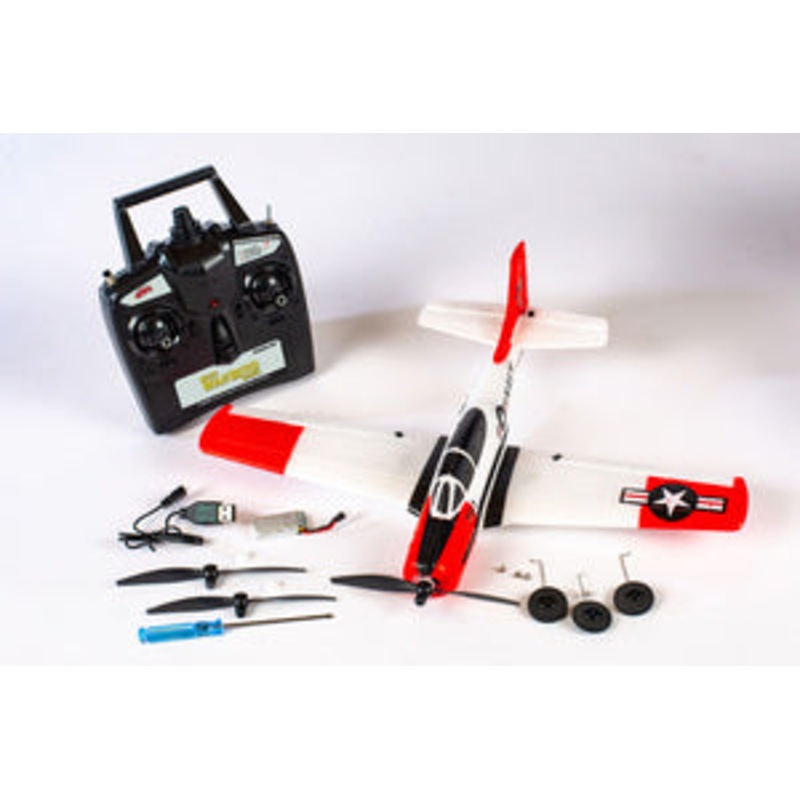 T-28 Trojan Micro RTF Airplane w/PASS | RGRA1302 | HRP Hobbies