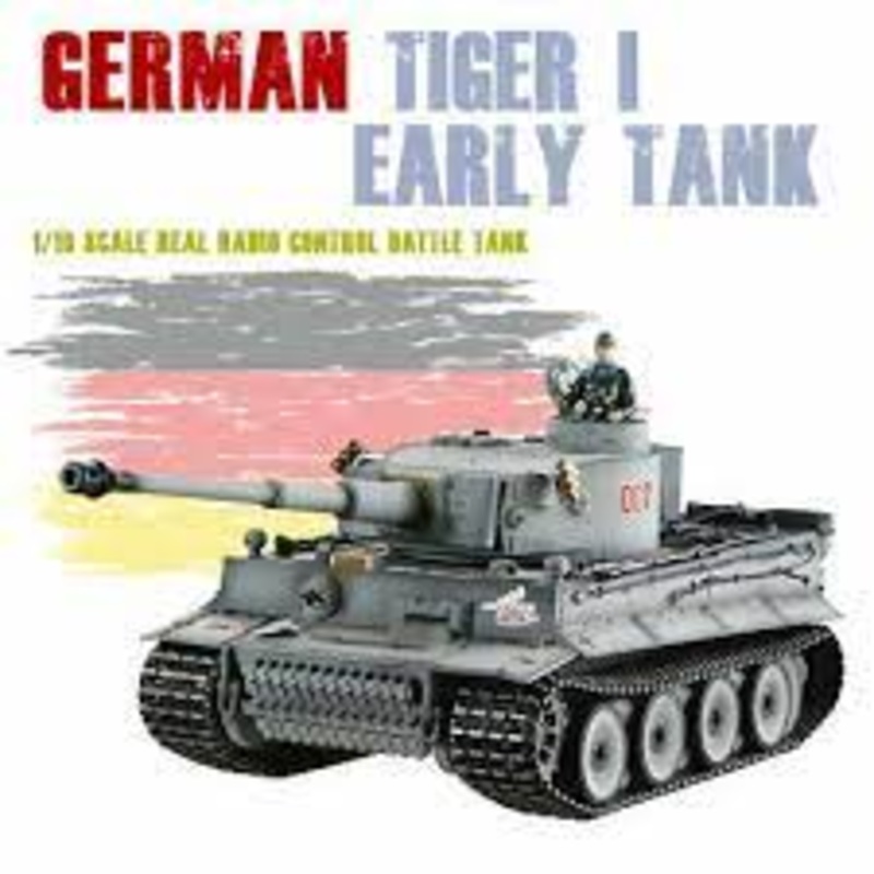 Taigen Tiger 1 Early Version (Plastic Edition) Airsoft 2.4GHz RTR RC Tank 1/16th Scale | TAG12012 | IMEX