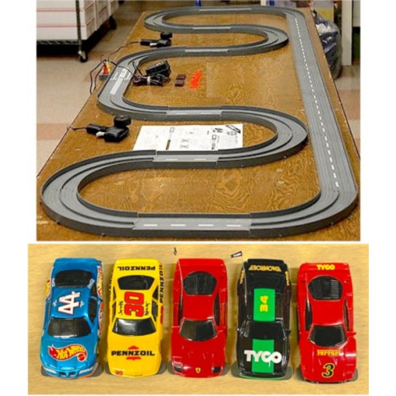 TCR Slotless Slot Car Total Control RACE SET 20ft | TCRLG002 | Tyco