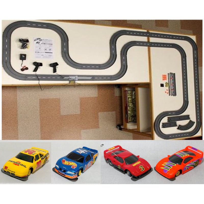 TCR Slotless Slot Car Total Control RACE SET 34ft | TCRXLG001 | Tyco