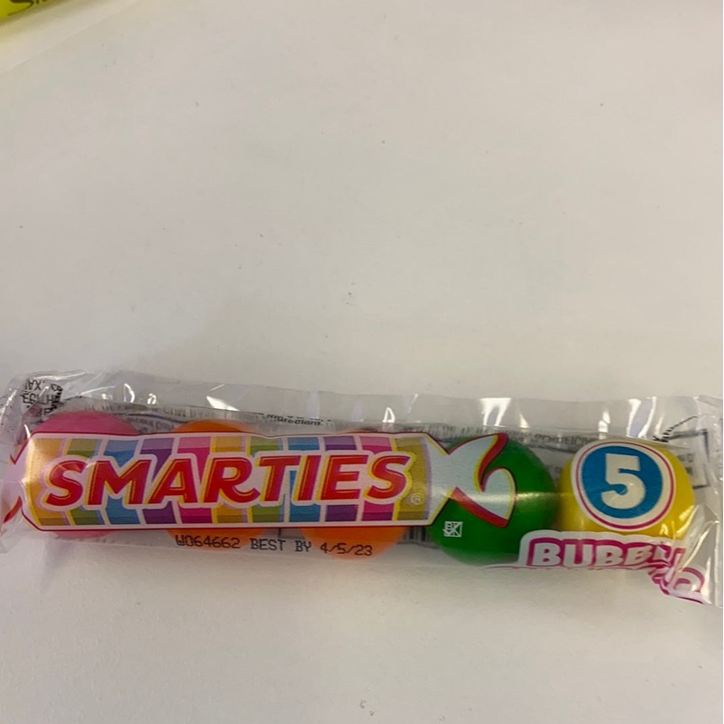 Smarties-Gumballs-Tube 5pc 10oz | 42523 | Nassau Candy