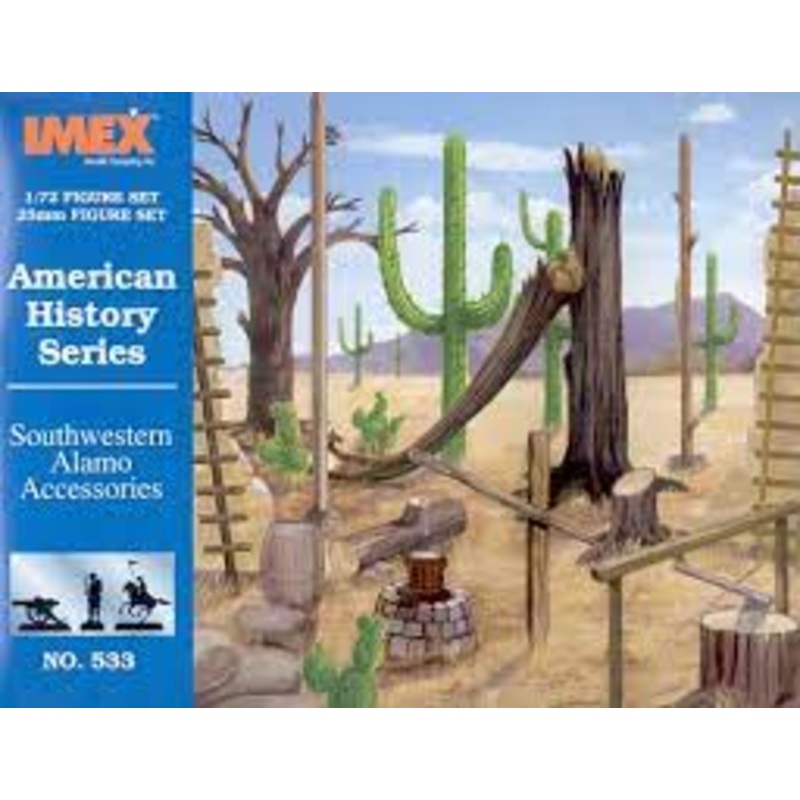 Southwestern Alamo Accessories American History Series 1:72 Figure Set | 533 | IMEX