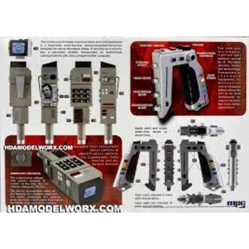 Space 1999 Stun Gun & Commlock 1:1 Scale Model Kit | MPC941-Returns |  MPC Model Kit