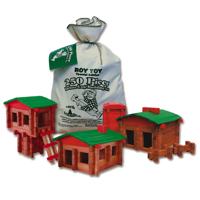 Special Edition Deluxe Log Building Set | RTDS | Roy Toy