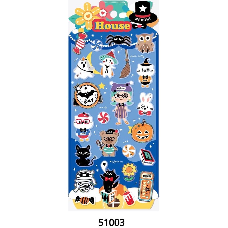 Spooky House Stickers | 51003 | Bcmini