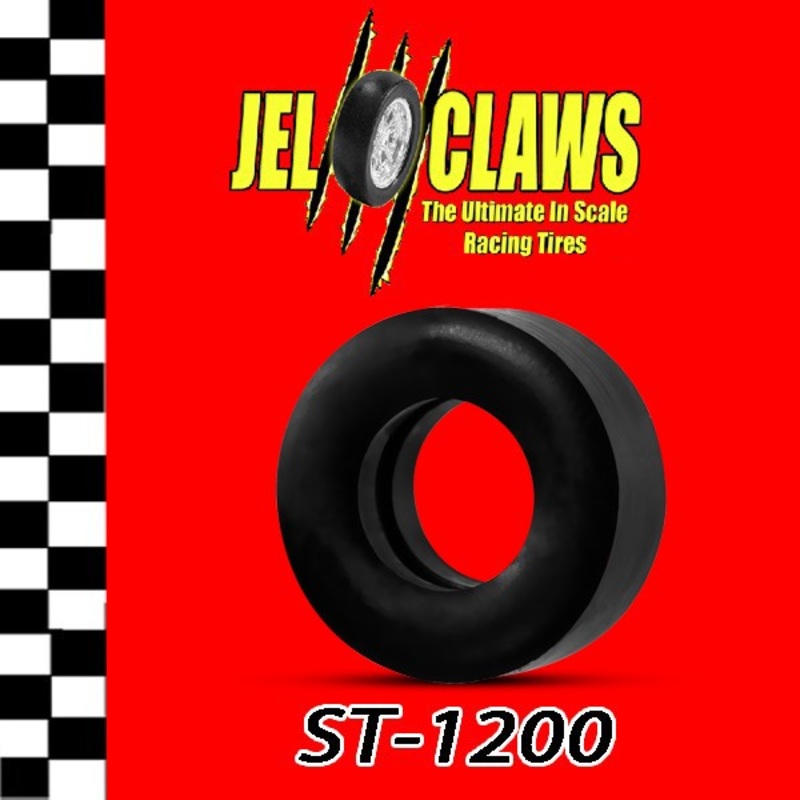 ST 1200 | 1/32 Scale Slot Car Tires | 2 Tires Jel Claws |
