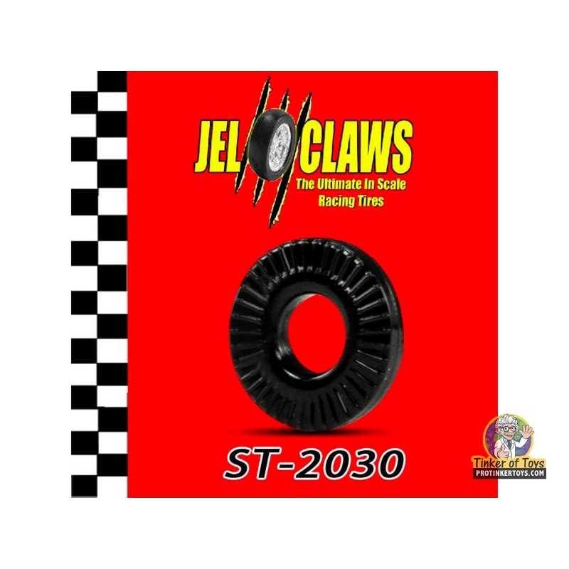 ST 2030 | T-Jet  Vibrator Cars  Skinny Tire | F&R | Jel Claws | 1:64