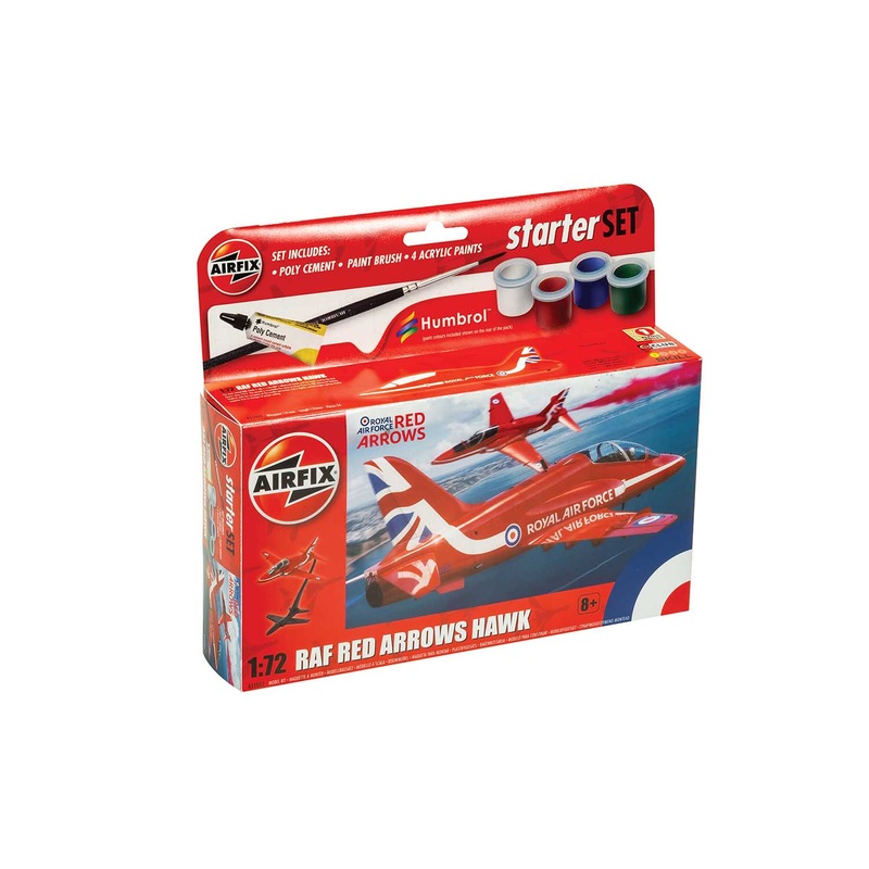 Starter Set - Red Arrows Hawk | A55002 | Airfix Model
