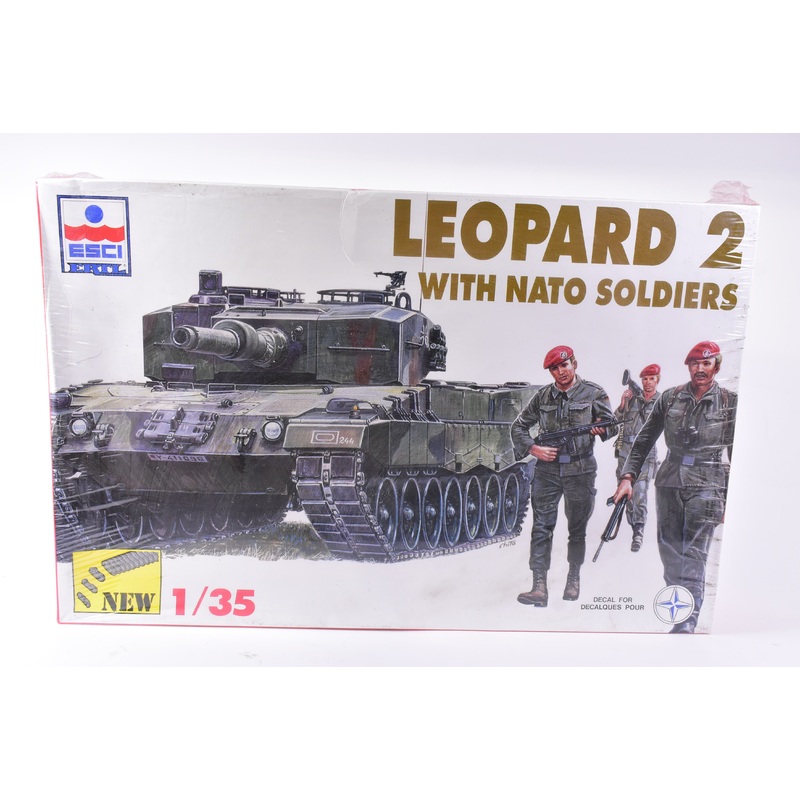 Second Chance Leopard 2 With Nato Soldiers 1:35 | 5030 | ISCI Model Kits