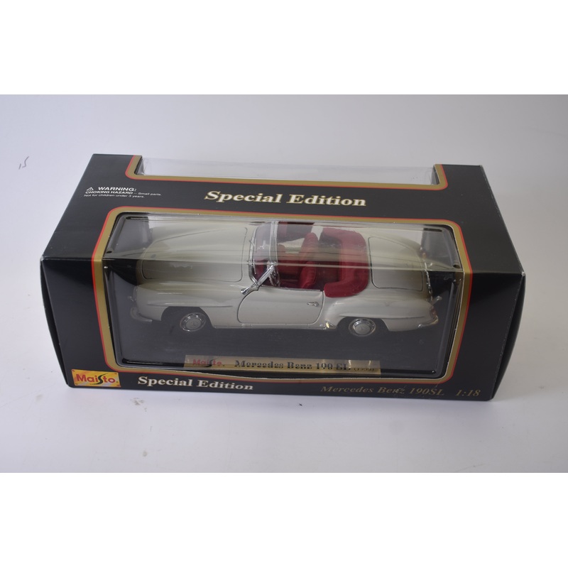 Second Chance Mercedes Benz 190 SL ( 1955 )  Special Eition 1:18 Scale | 46629 | Maisto