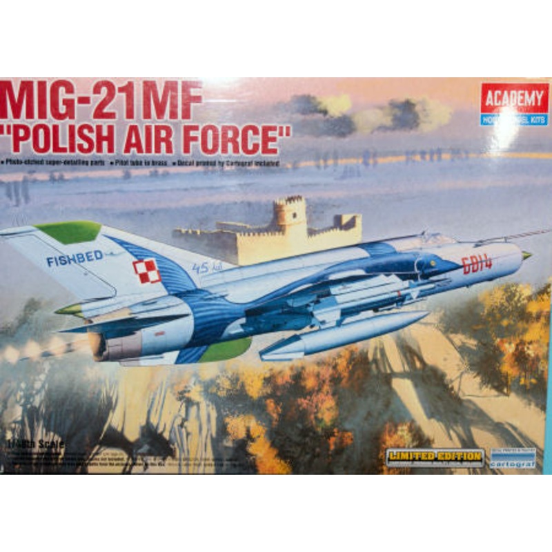 Second Chance Mig-21 MF 'Polish Air Force"  1:48 Scale | 12224 | Academy Model Co.
