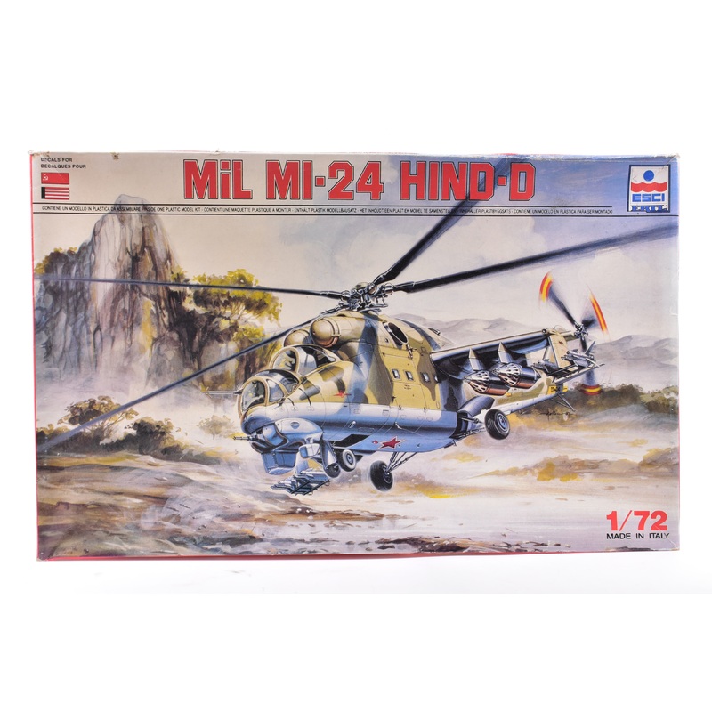 Second Chance Mil MI-24 HIND-D 1/72 Scale  | 9069 |ESCI ERTL Model Kit