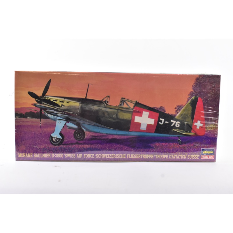Second Chance Morane Saulnier D-3800 'Swiss Air Force'  1/72 Scale  | 51376 | Hasegawa Model Kits