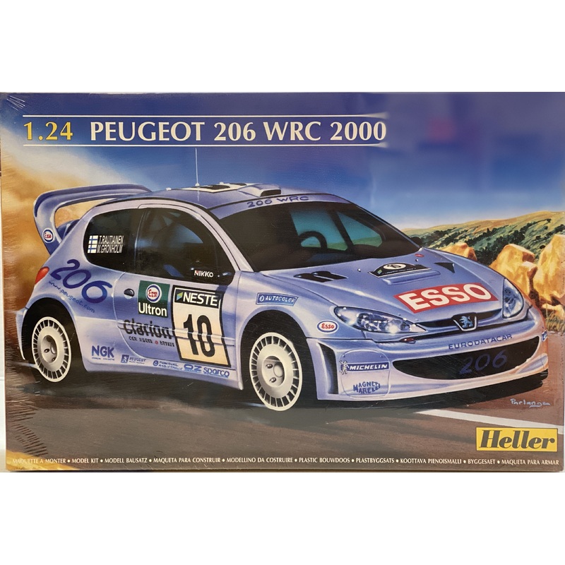 Second Chance Peugeot 206 WRC 2000 1;24 Scale | 80708 | HellerModel Co.