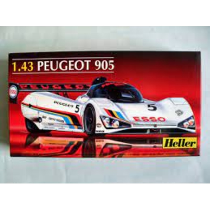 Second Chance Peugeot 905   1:43 Figure Set | 80110 | Heller Model Co.