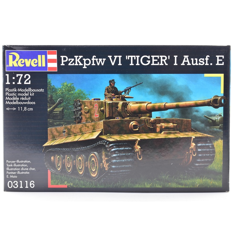 Second Chance PzKpfw VI 'Tiger' I Ausf.E 1:72 Scale  | 03116 | Revell Model Co.