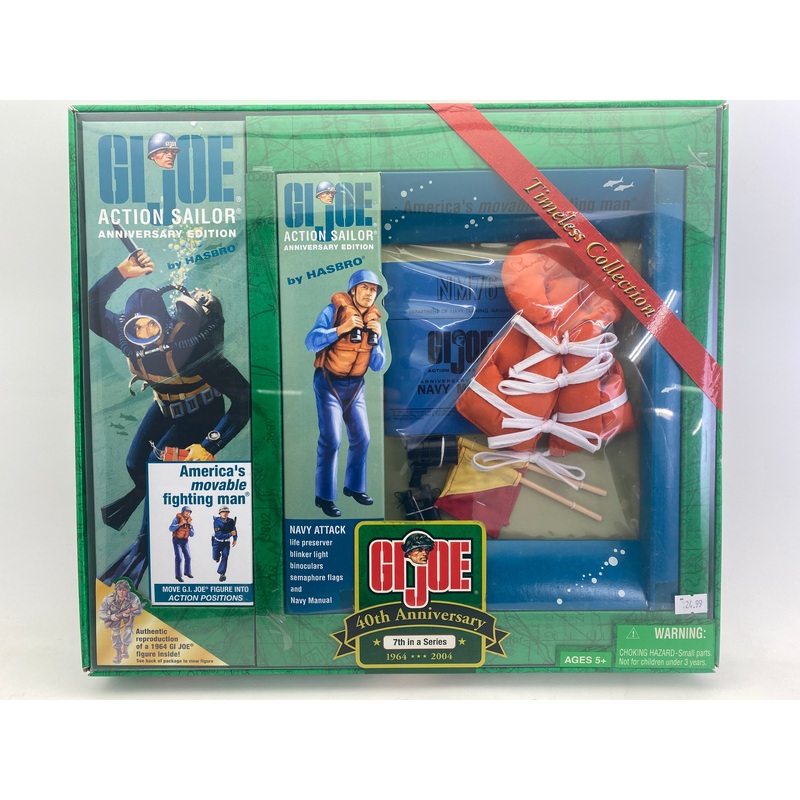 Second Chance RJ Collection GI Joe Navy Attack set Action Sailor | 80791 |Hasbro