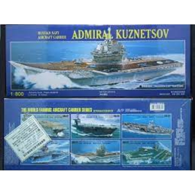 Second Chance RUSSIAN NAVY AIRCRAFT CARRIER Admiral Kuznetson (Kuznetsov) 1/800 Scale | 08M-019 | Kitech Model Company