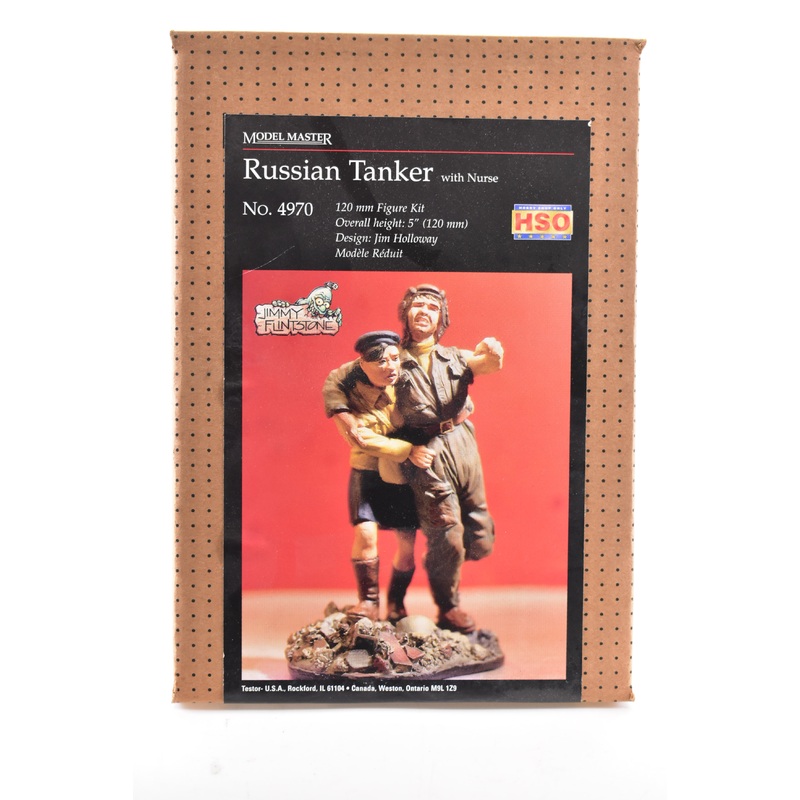 Second Chance Russian Tanker  120mm Scale  | 4970 | Model Master / Testor