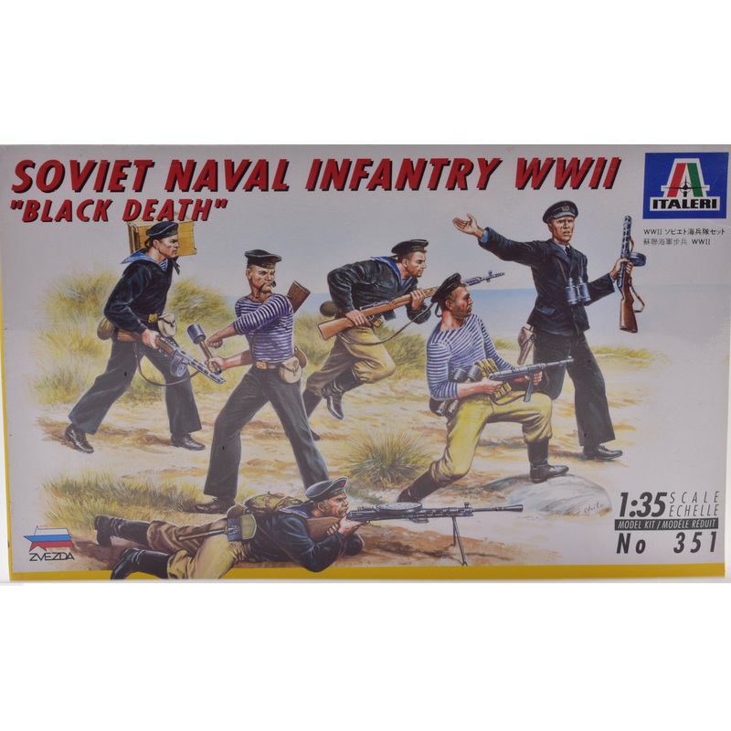 Second Chance Soviet Navel Infantry WWII " Black Death" 1:35 Scale | 351 | ITaleri Model CO.