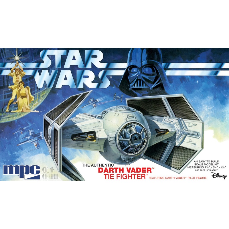 Second Chance Star Wars: A New Hope Darth Vader TIE Fighter 1:32 Scale Model Kit | AMT1381 | Round2