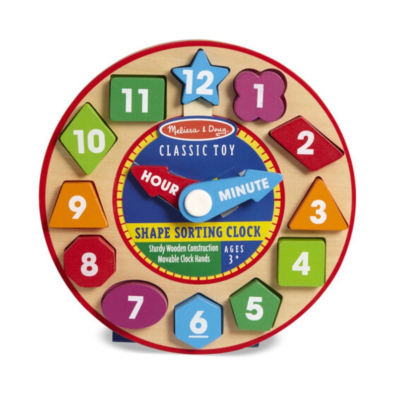 Shape Sorting Clock | 8593 | Melissa & Doug