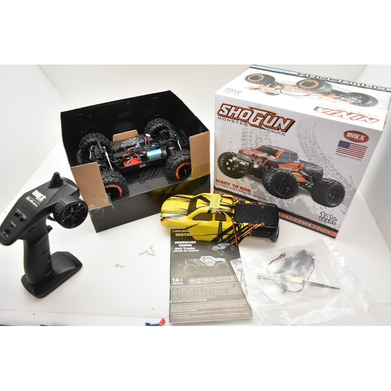 Shogun Monster Truck | IMX19015 | Brushless | Ready To Run 1/16| IMEX |Blue/Yellow