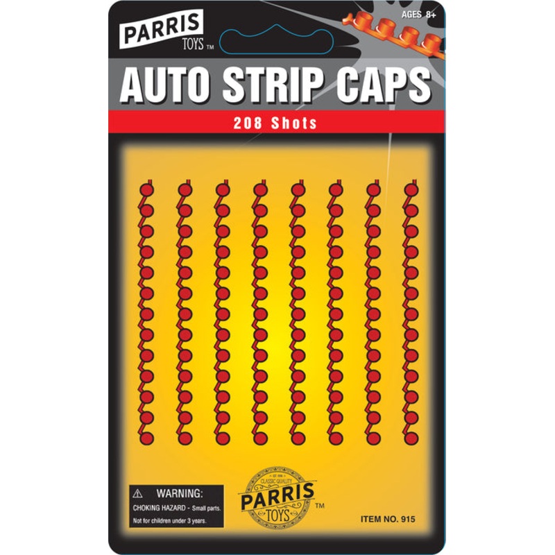 Single Shot Strip Caps 208 Single Action Shots | 915 | Parris Toys