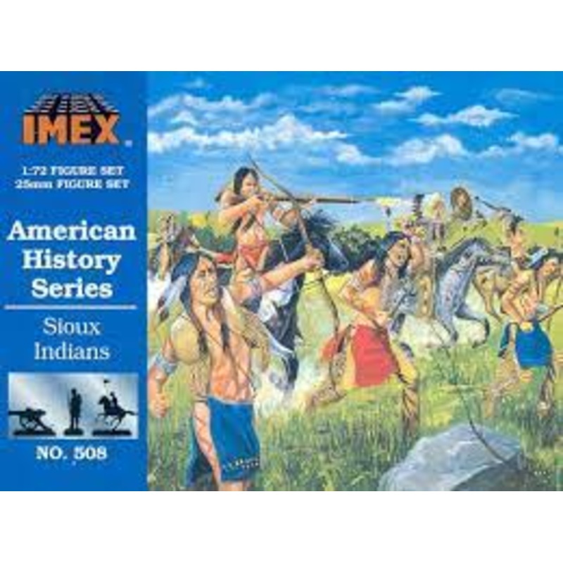 Sioux Indians American History Series 1:72 Figure Set | 508 | IMEX