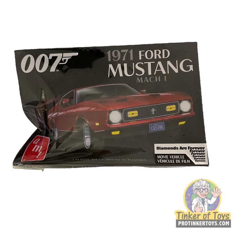 Second Chance 007 1971 Ford Mustang Mach 1 1:25 Scale  | AMT1187 |  AMT Model Kits