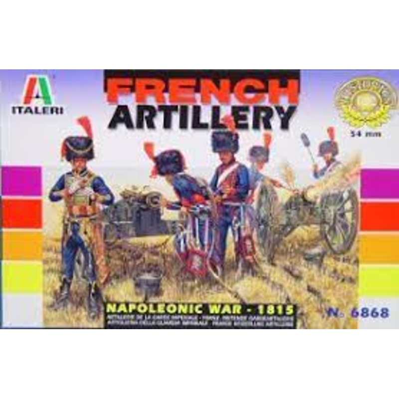 Second Chance 10 Figures French Artillery  1/32 Figure Set | 6868 | Italeri Model Co.