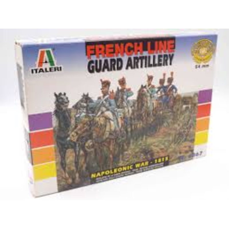 Second Chance 11 Figures French Line Guard Artillery  1/32 Figure Set | 6867 | Italeri Model Co.
