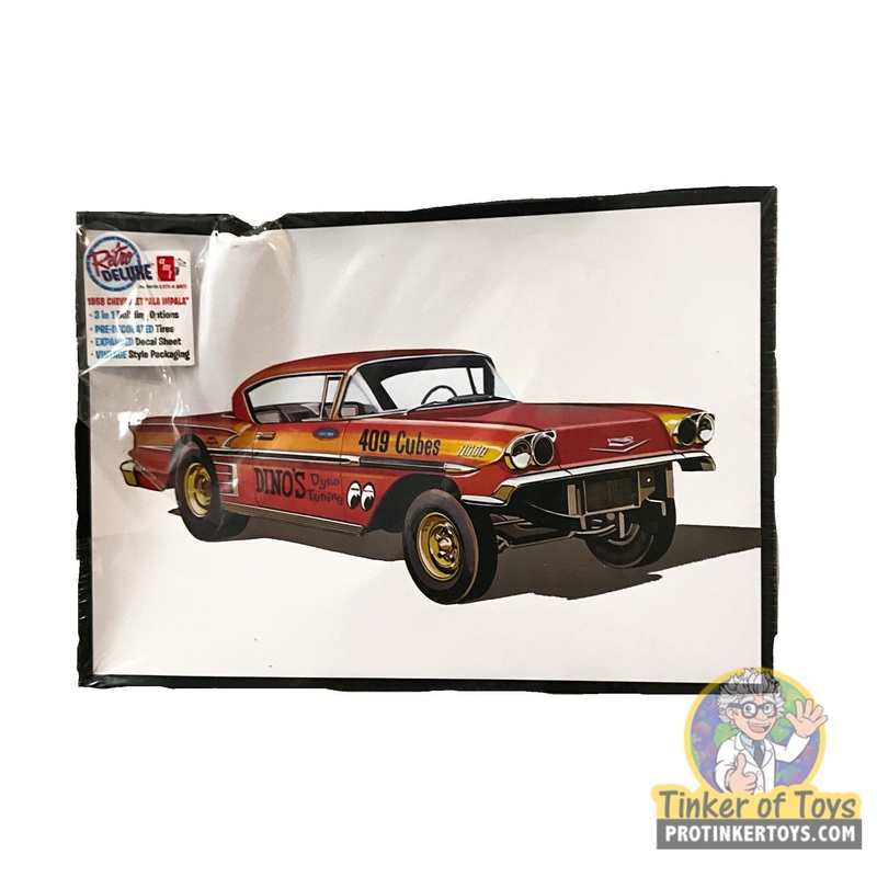 Second Chance 1958 Chevy Impala Hardtop Ala Impala  1:25 Scale Model Kit | AMT1301 | Round2