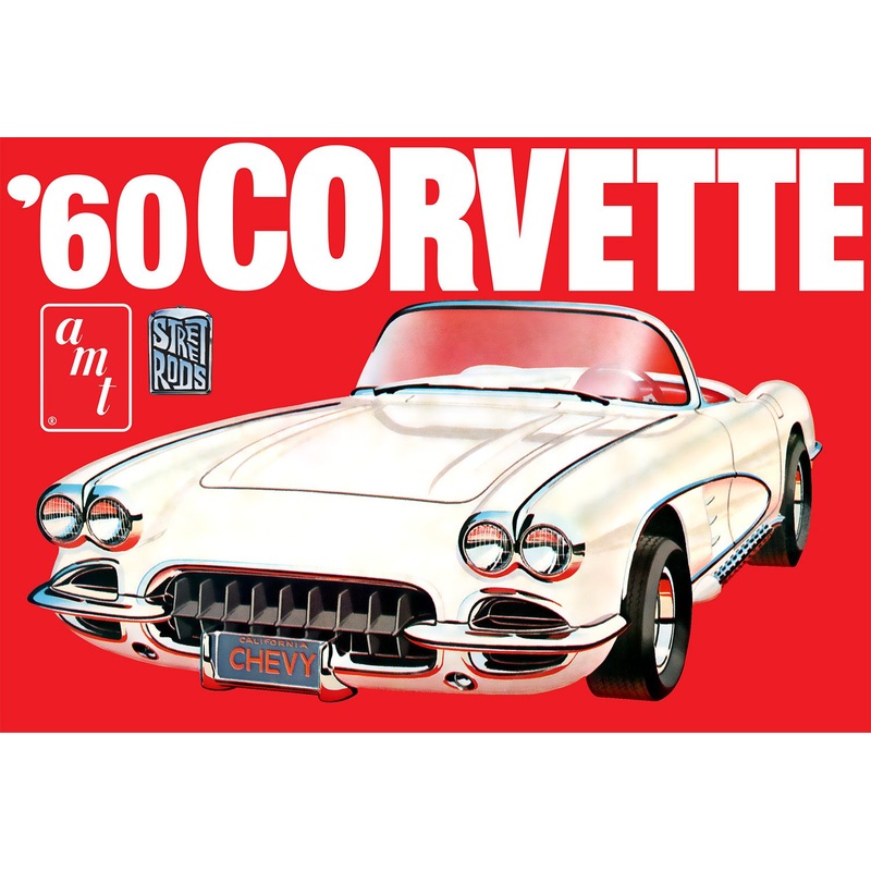 Second Chance 1960 Chevrolet Corvette 1:25 Scale Model Kit | AMT1374 | Round2