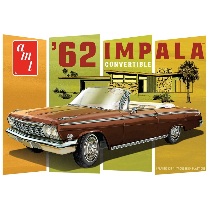 Second Chance 1962 Chevy Impala Convertible 1:25 Scale Model Kit | AMT1355M | Round2