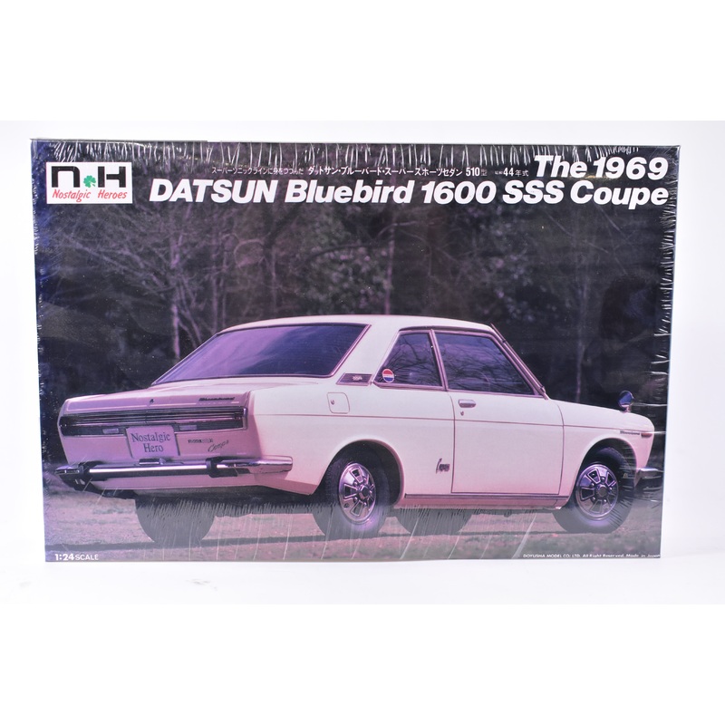 Second Chance 1969 Datsun BLuebird 1600 SSS (Motorized) 1:24 Scale  | NH-25 | NH Model Kits