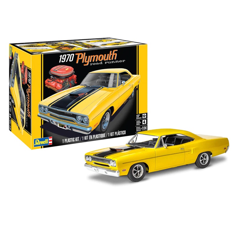 Second Chance 1970 Plymouth Road Runner 1:24 Scale Model Kit | RMX14531 | Round2