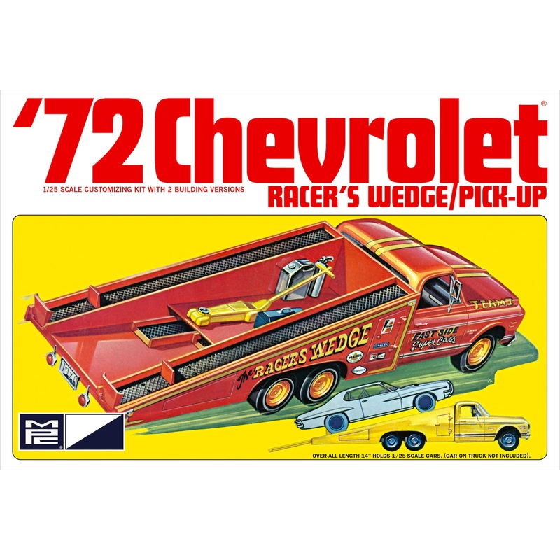 Second Chance 1972 Chevy Racer's Wedge Pick Up 1:25 Scale Model Kit | MPC885 | Round2