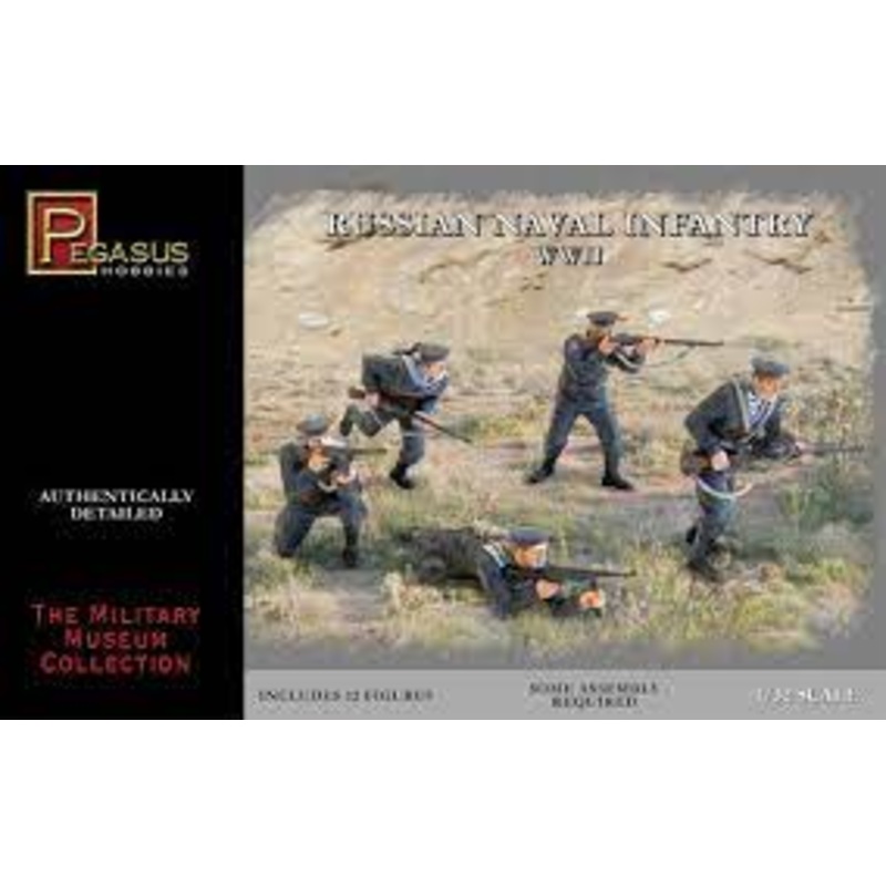Second Chance 36/Russian Navel Infantry WWII  1/72 Scale | 3203 | Pegasus Model Kits